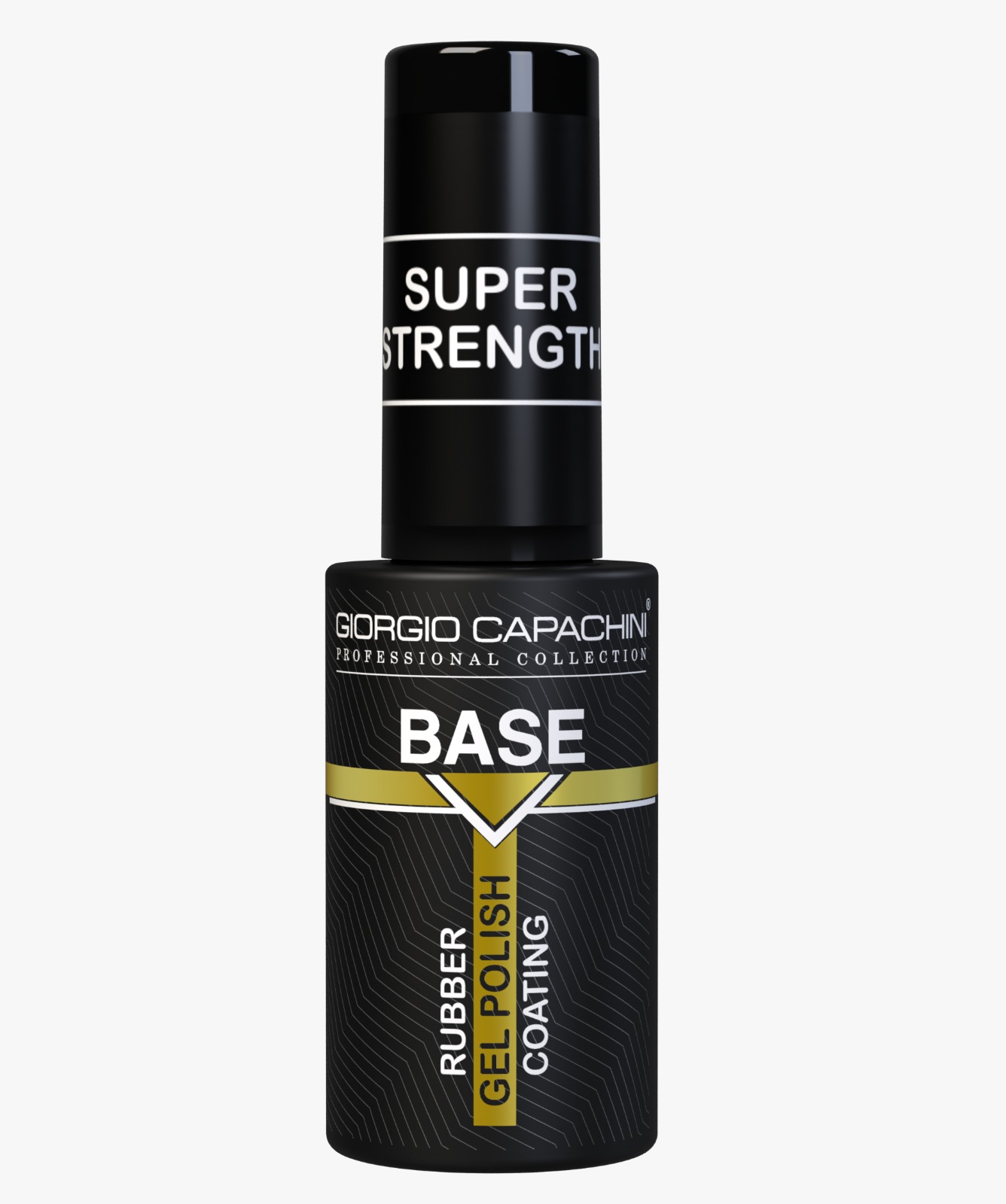 картинка База для гель лака жесткая укрепляющая каучуковая RUBBER 12 мл Giorgio Capachini SUPER STRENGTH от магазина Каприз